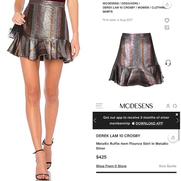 Alexis Rose Derek Lam Skirt - Picture 11 of 16